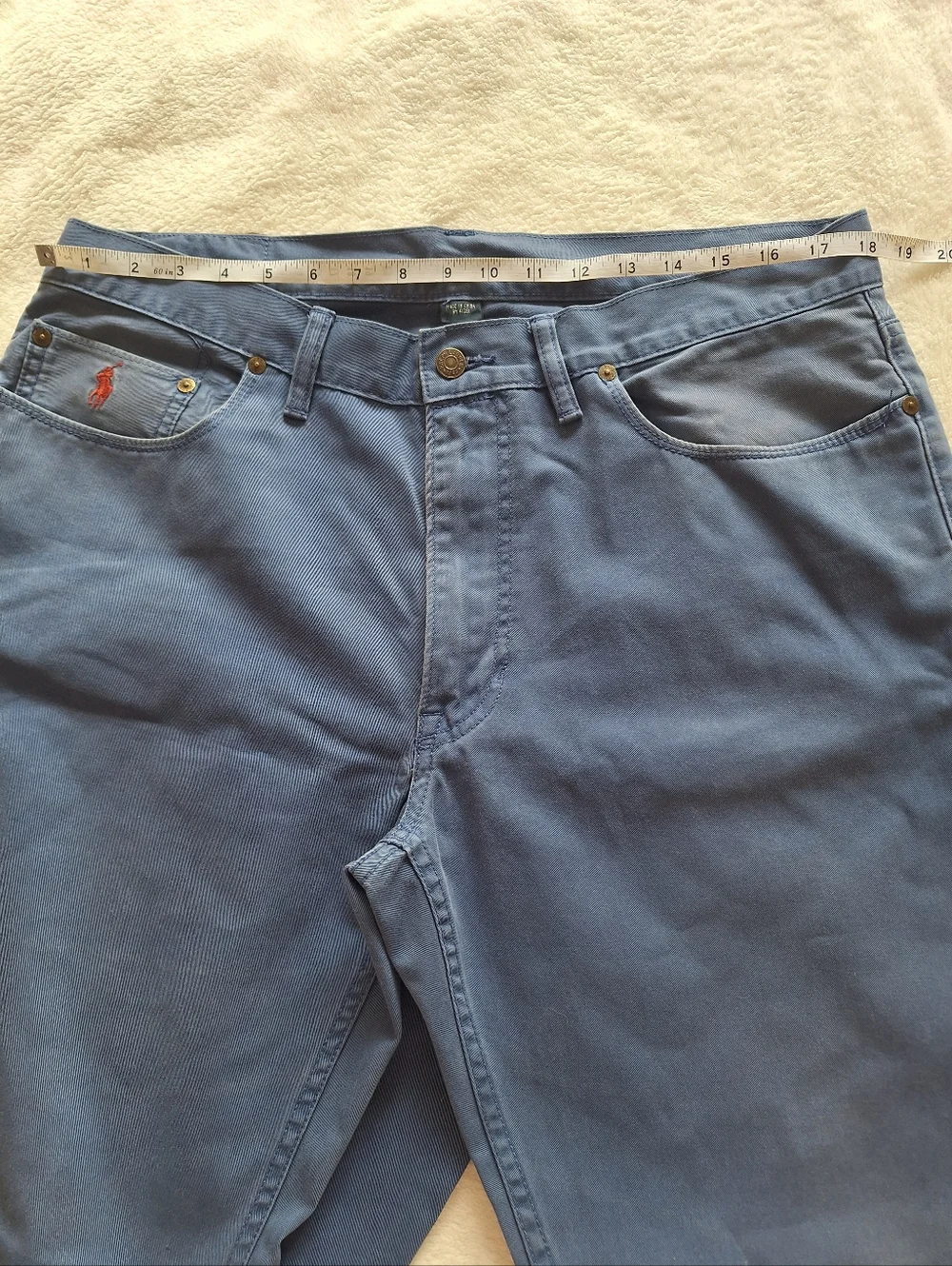 Polo Ralph Lauren Men’s Chino Pants Sun-Faded Blue Size 36x32 (True to Size)